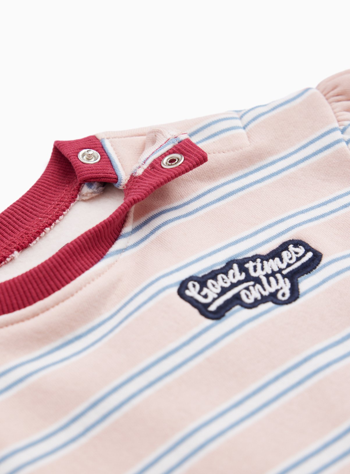 Pink Stripe Sweatshirt & Tights Set 18-24 months - Image 2 thumbnail